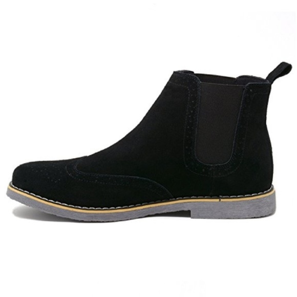 Mens "Ben" Genuine Suede Chelsea Boots - Picture 2 of 4